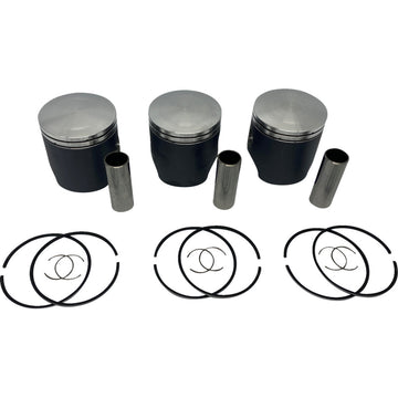 WOSSNER Piston Kit - 64.87 mm - Yamaha K7051DA-3