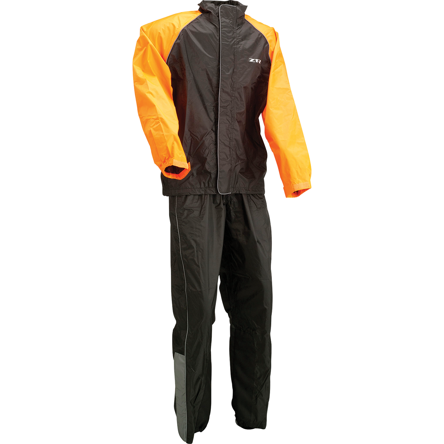 Z1R 2-Piece Rainsuit - Black/Orange - XL 2851-0532