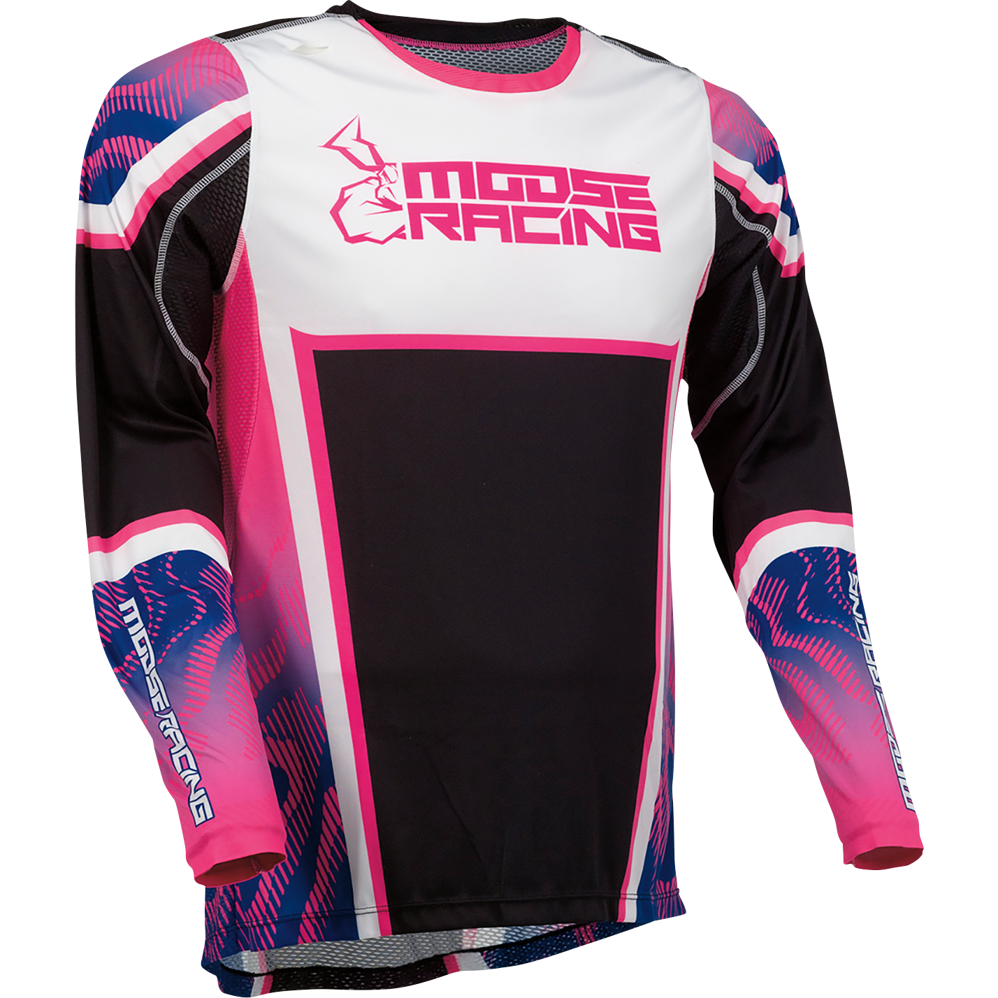 MOOSE RACING Agroid Jersey - Pink/Purple/Black - 2XL 2910-7400 by Moose Racing
