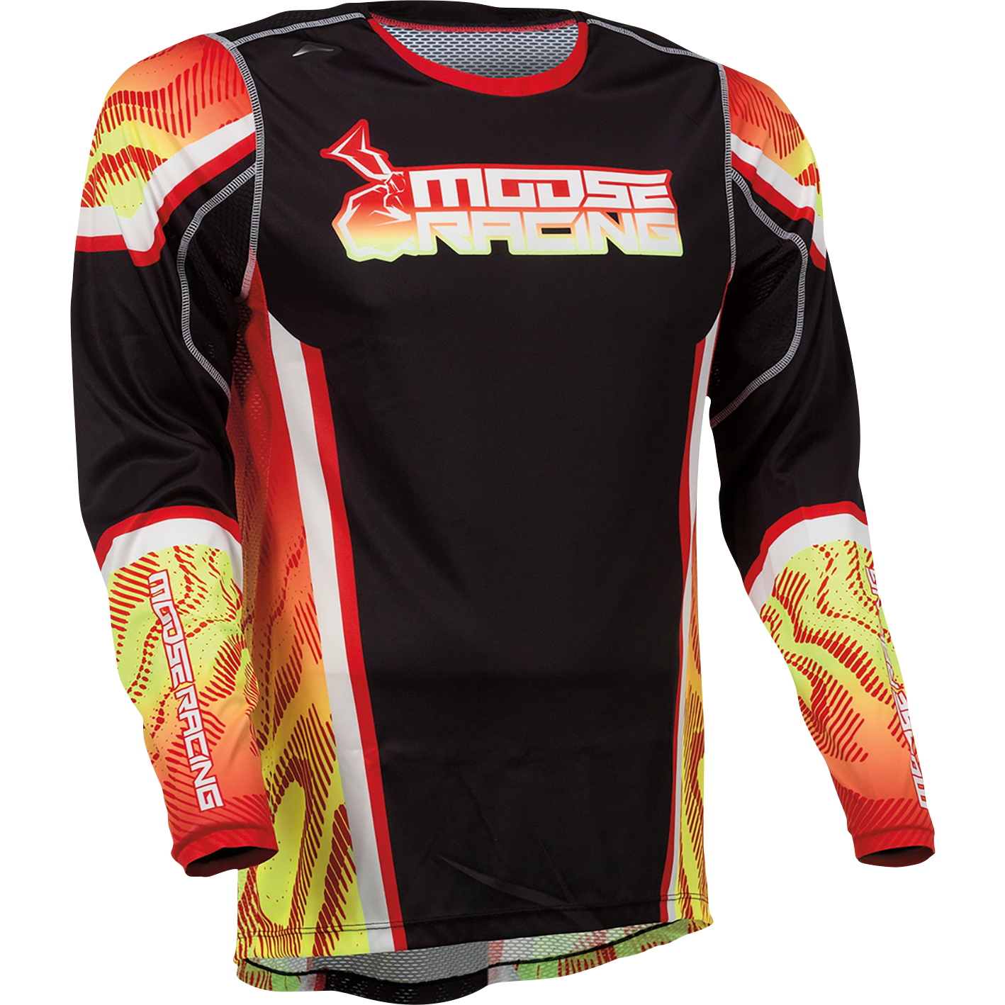MOOSE RACING Agroid Jersey - Red/Yellow/Black - 2XL 2910-7394 by Moose Racing