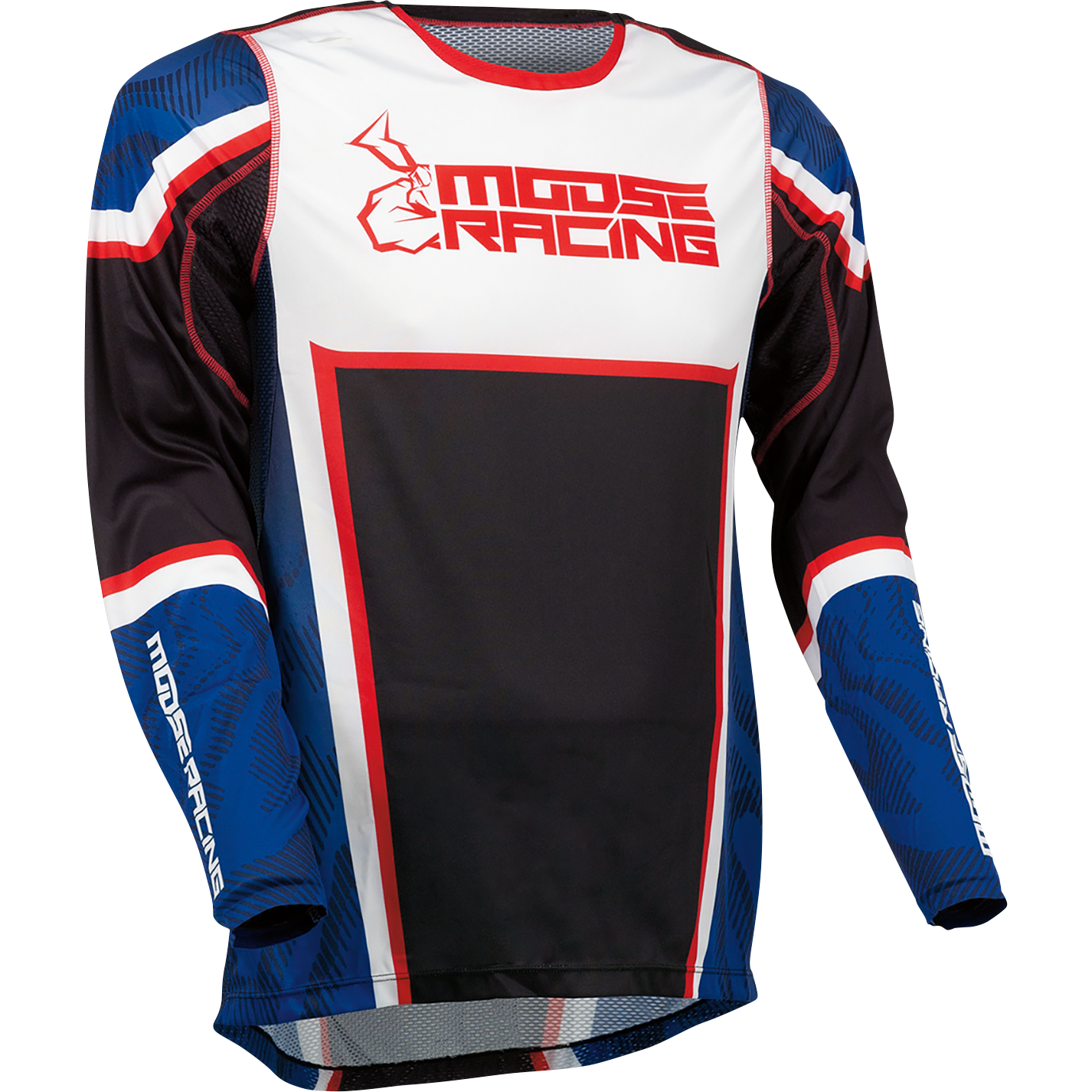 MOOSE RACING Agroid Jersey - Red/White/Blue/Black - Large 2910-7404 by Moose Racing