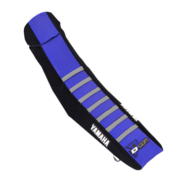 D'COR VISUALS Seat Cover - Blue/Black Star - YZ '23-'25 30-50-486