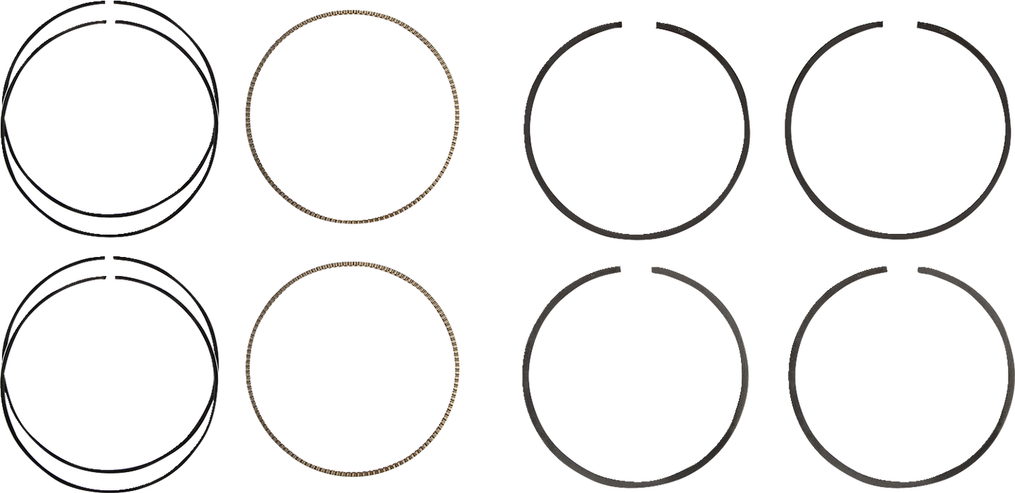 Hastings Piston Rings - 114" Motor - 4.000" Standard - M8 2C5232