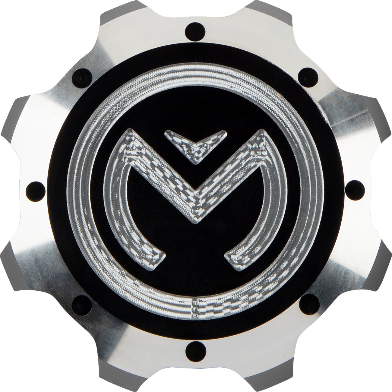 MOOSE RACING Gas Cap - Silver/Black - Can-Am 500-1001-PU by Moose Racing