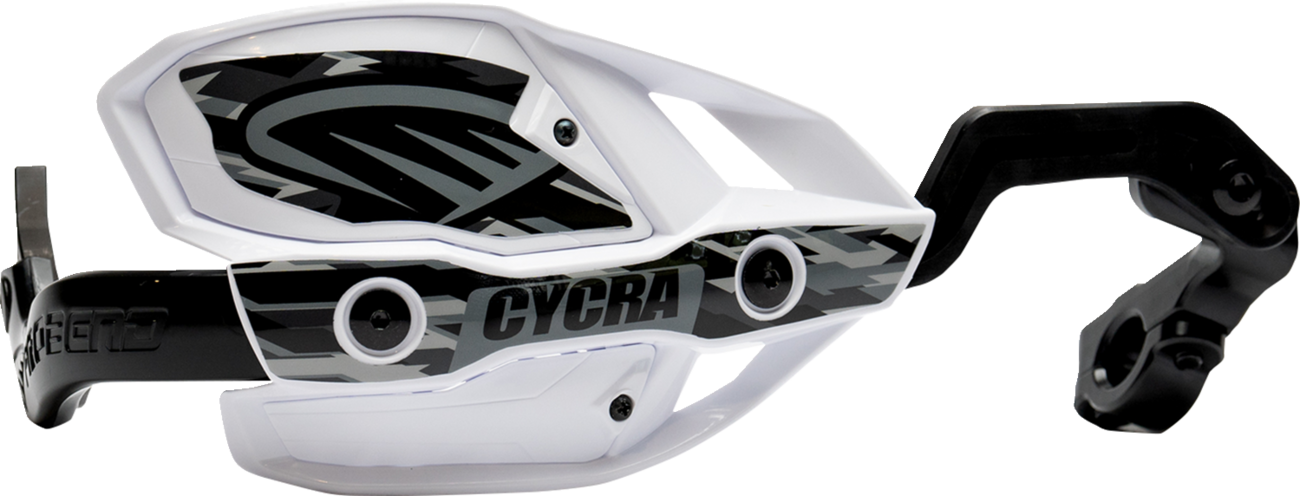 CYCRA 1-1/8" Ultra Probend* CRM Handguards - White 1CYC-7410-42X