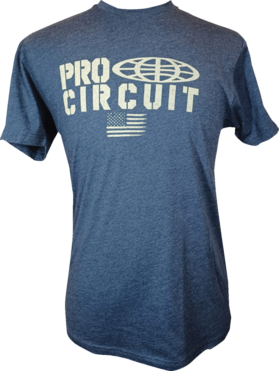 PRO CIRCUIT Logo Flag T-Shirt - Heather Navy - 2XL 646200-050