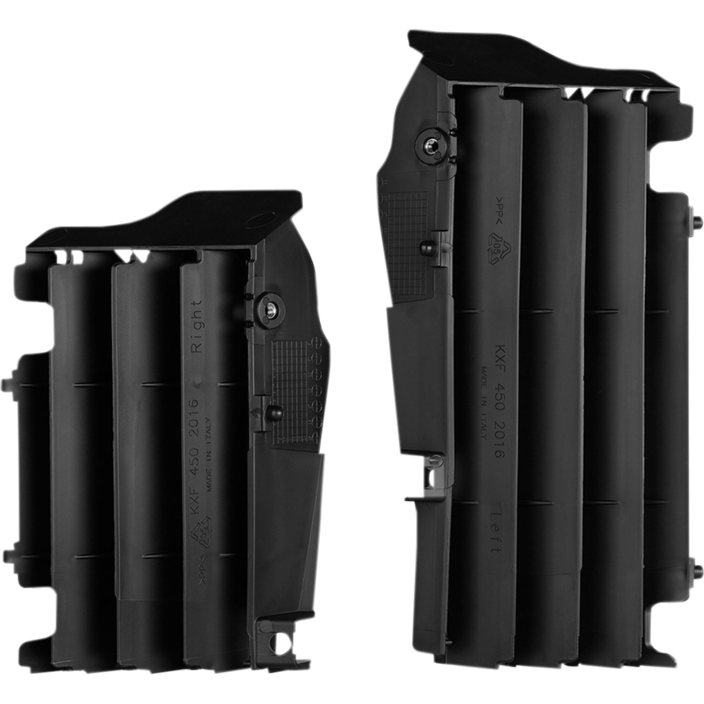 Acerbis Radiator Louvers - Black - Kawasaki 2791430001
