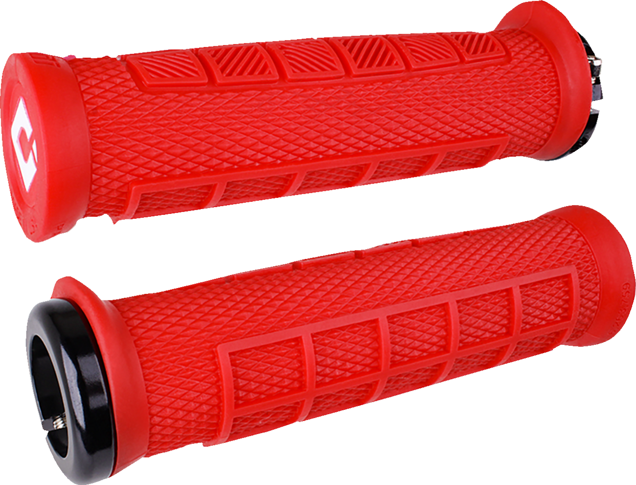 ODI Elite Pro v2.1 Grips - Lock-On - 130 mm - Red D33EPBR-B