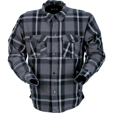 Z1R Flannel Shirt - Gray - 3XL 3040-3290