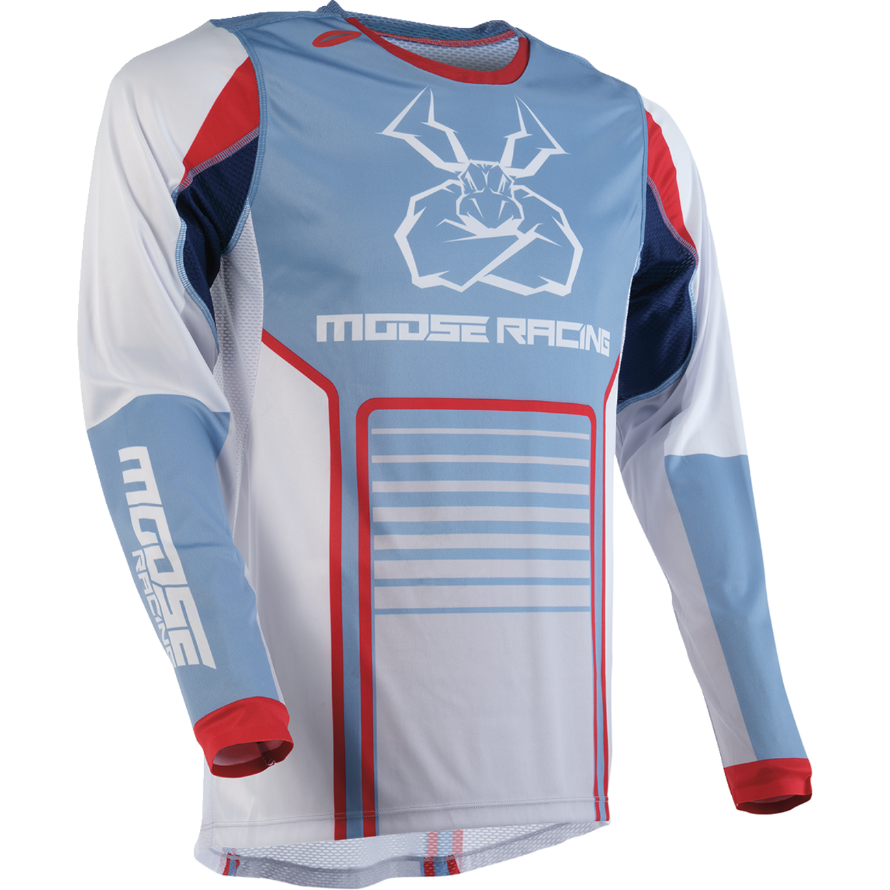 MOOSE RACING Agroid Jersey - Gray/Blue - 2XL 2910-7498 by Moose Racing