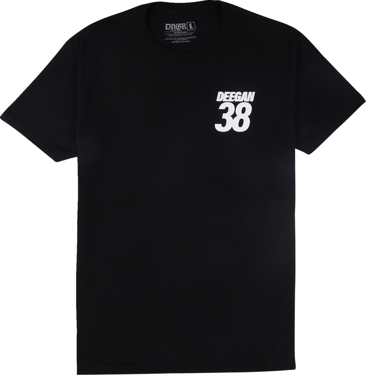 DEEGAN APPAREL Youth MX2 T-Shirt - Black - XL DBTSS3009BLKXL