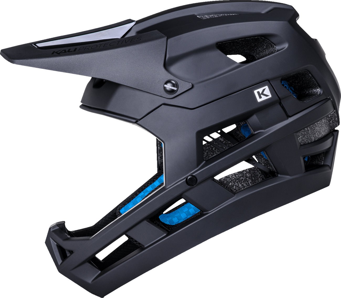 KALI DH Invader Helmet - Matte Black - XS-M 0211323116