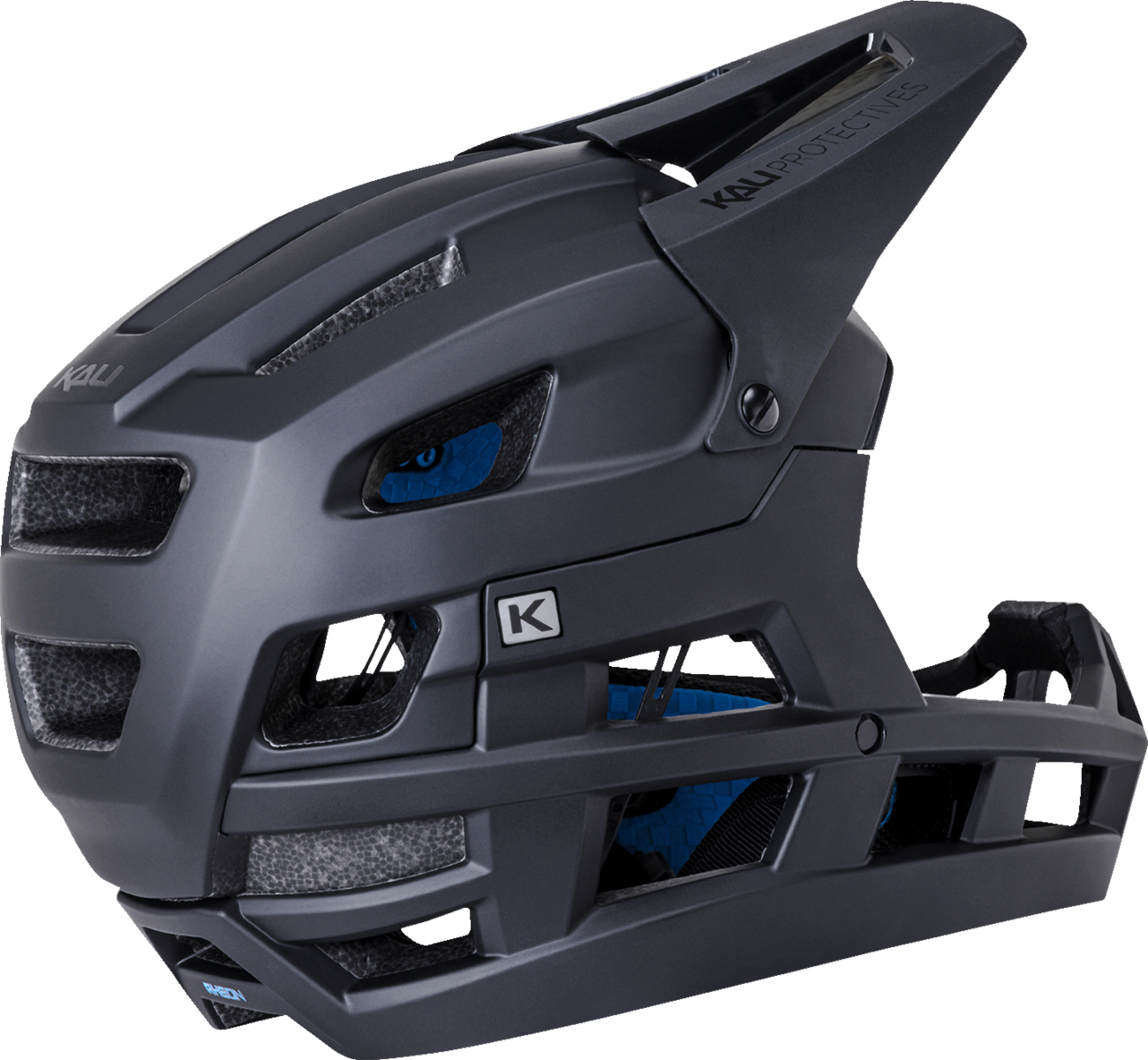 KALI DH Invader Helmet - Matte Black - XS-M 0211323116
