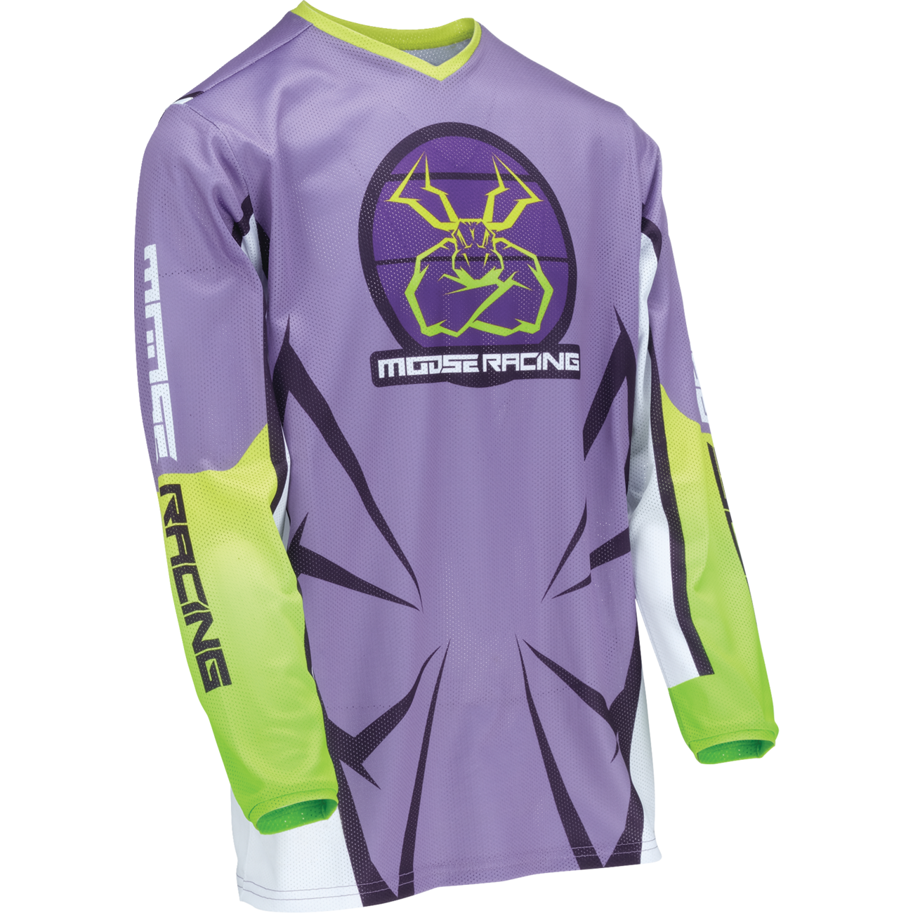 MOOSE RACING Youth Agroid Mesh Jersey - Purple/White - Small 2912-2475 by Moose Racing
