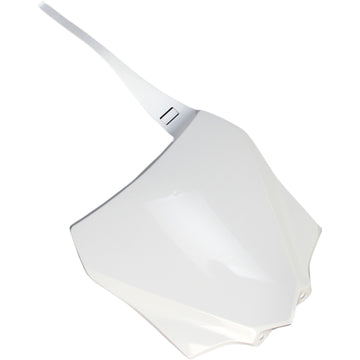 Acerbis Front Number Plate - White 2374050002