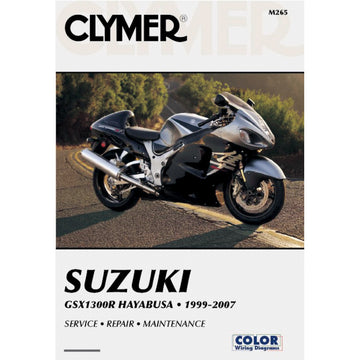 CLYMER Manual - Suzuki - GSX1300R Hayabusa '99-'07 CM265