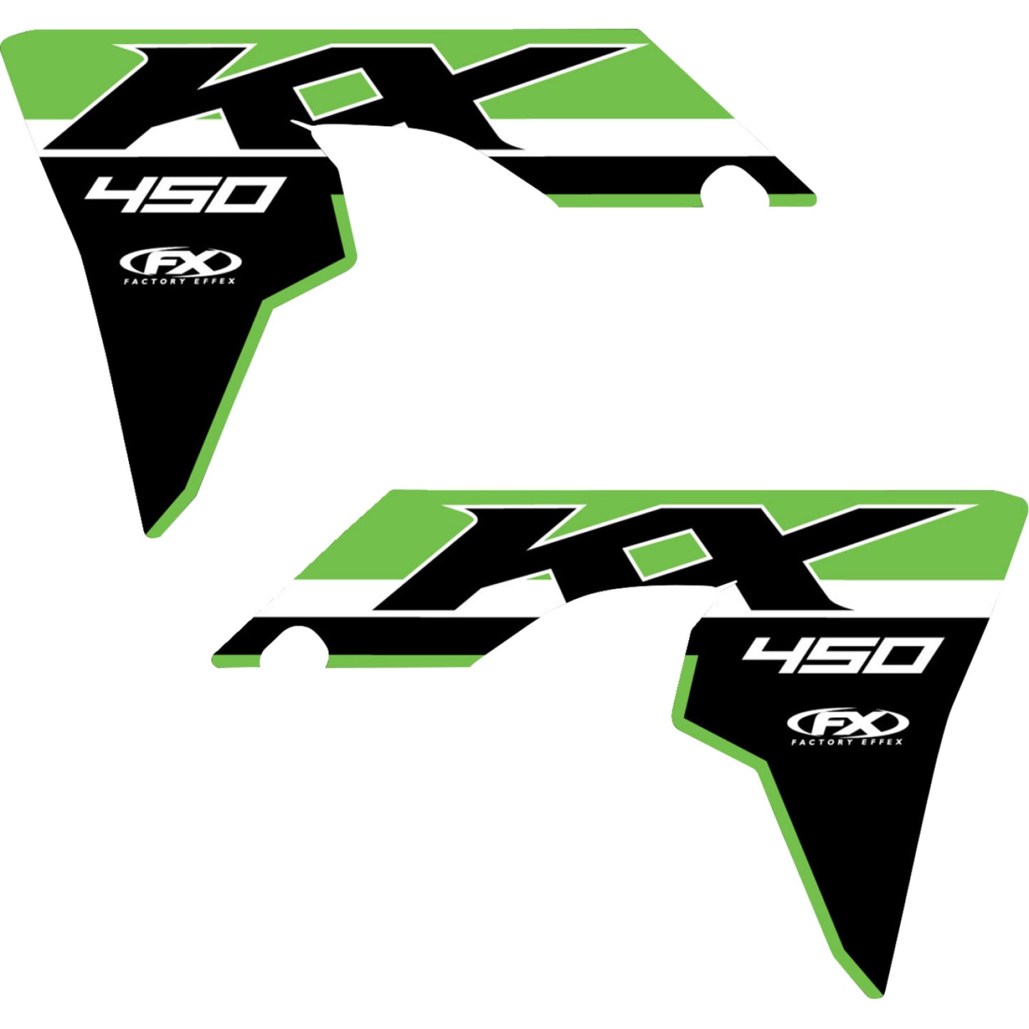FACTORY EFFEX Graphic Kit - Tank/Shroud - '24 OEM - Kawasaki - KX 450 27-05134