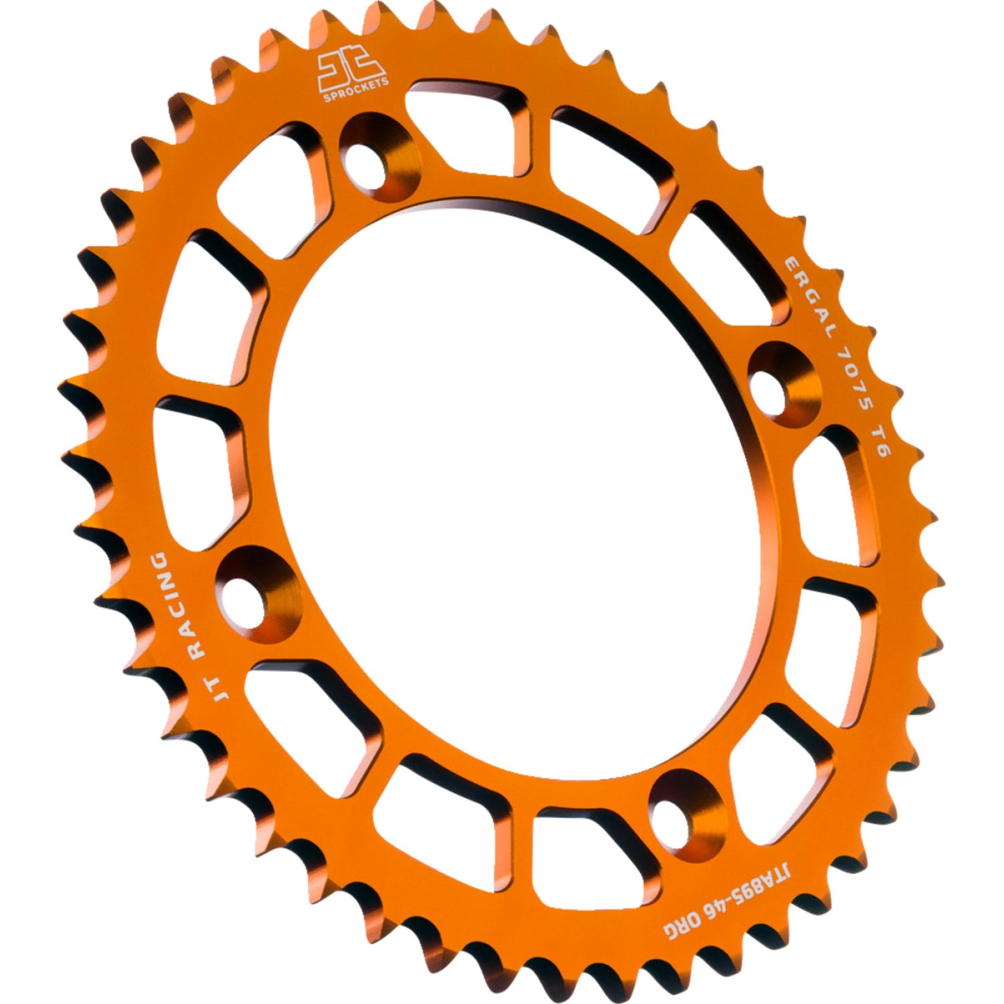 JT SPROCKETS Rear Sprocket - Orange - 46 Tooth - KTM JTA895.46ORG by JT Rear Sprockets Aluminum/Alloy