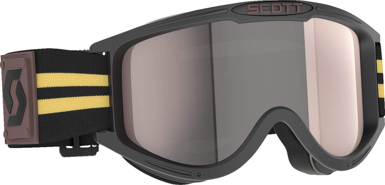 Scott 89X Era Goggle - Black/Beige - Silver Chrome Lens 411703-1098015