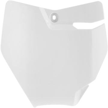 Acerbis Front Number Plate - '20 White 2449406811