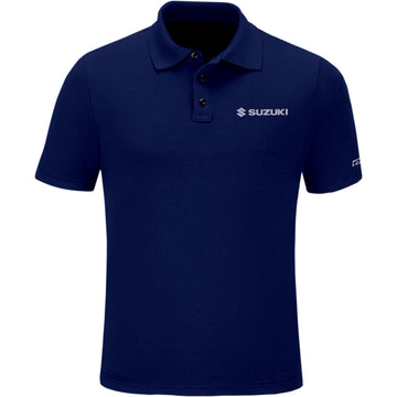 FACTORY EFFEX Suzuki Polo Shirt - Navy - Medium 25-85402