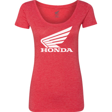 Honda Apparel Women's Honda Wing T-Shirt - Red - Large NP21S-L3029-L | T Shirts Ladies