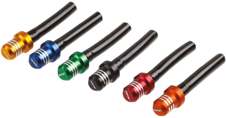 Short Vent Tube 1 Way Cap Orange
