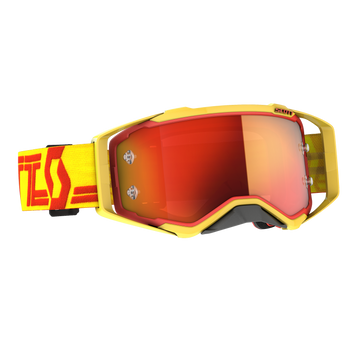 Prospect Goggle Yellow/Red Orange Chrome Works Lens