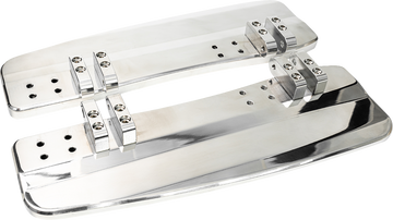 SLYFOX Driver Floorboards - Black Polished - Touring SF-905-00-2