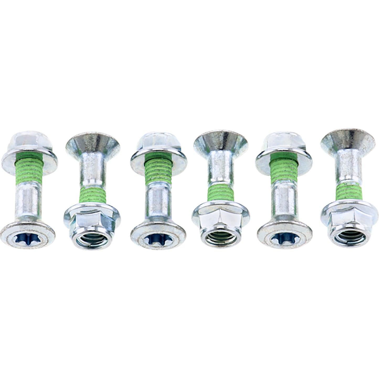 BOLT Fastener Kit - Hub-Savers/Sprocket - Double Locked - Silver - 6 Pack - Beta HS.BETA