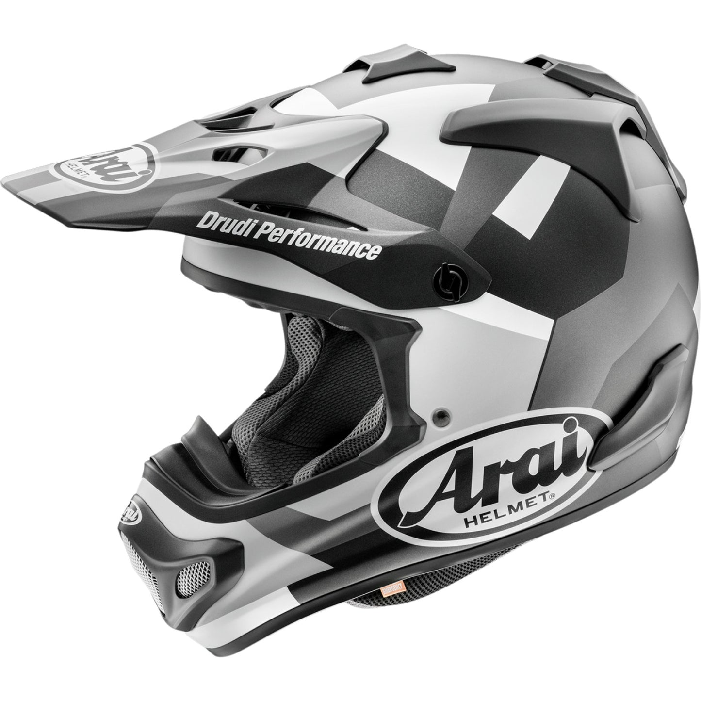 ARAI HELMETS VX-Pro4 Helmet - Block - Black Frost - XL 0110-8810 by Arai Helmets Offroad Full Face 1 Pc Adult Helmet