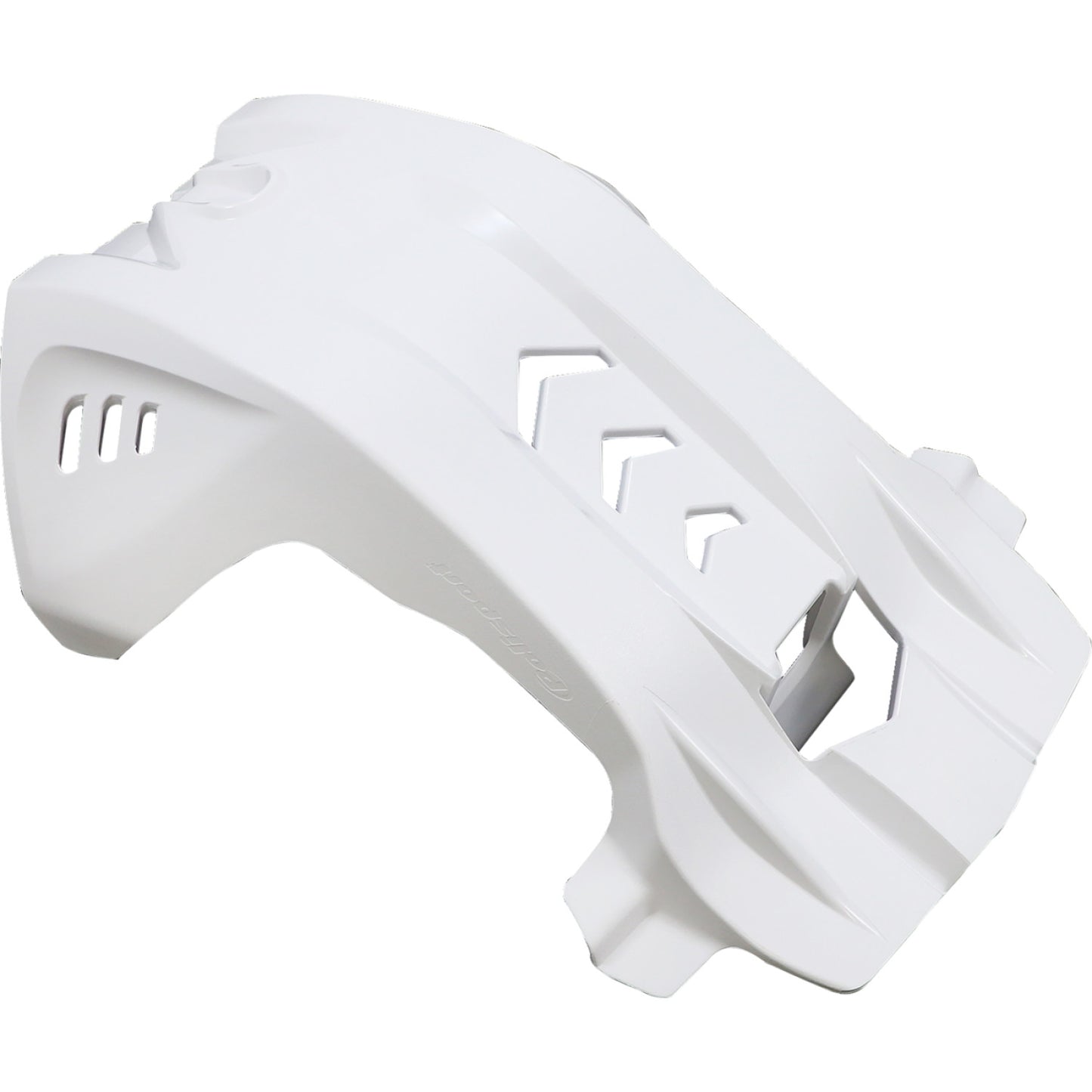 POLISPORT Fortress Skid Plate - White 8468900006 by Polisport