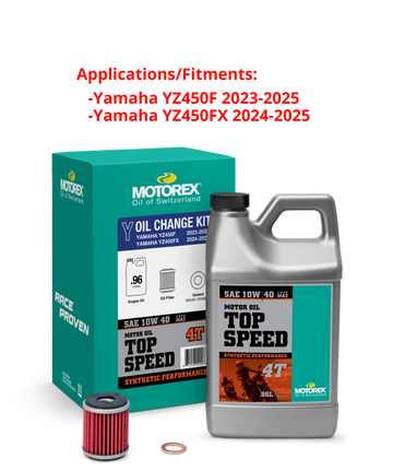 Motorex Top Speed Oil Change Kit 0.96L 10W / 40 Yam