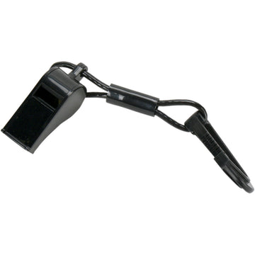 ATLANTIS Whistle with Clip - Black A2700C