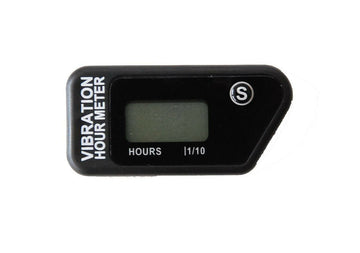 Hour Meter Wireless Black