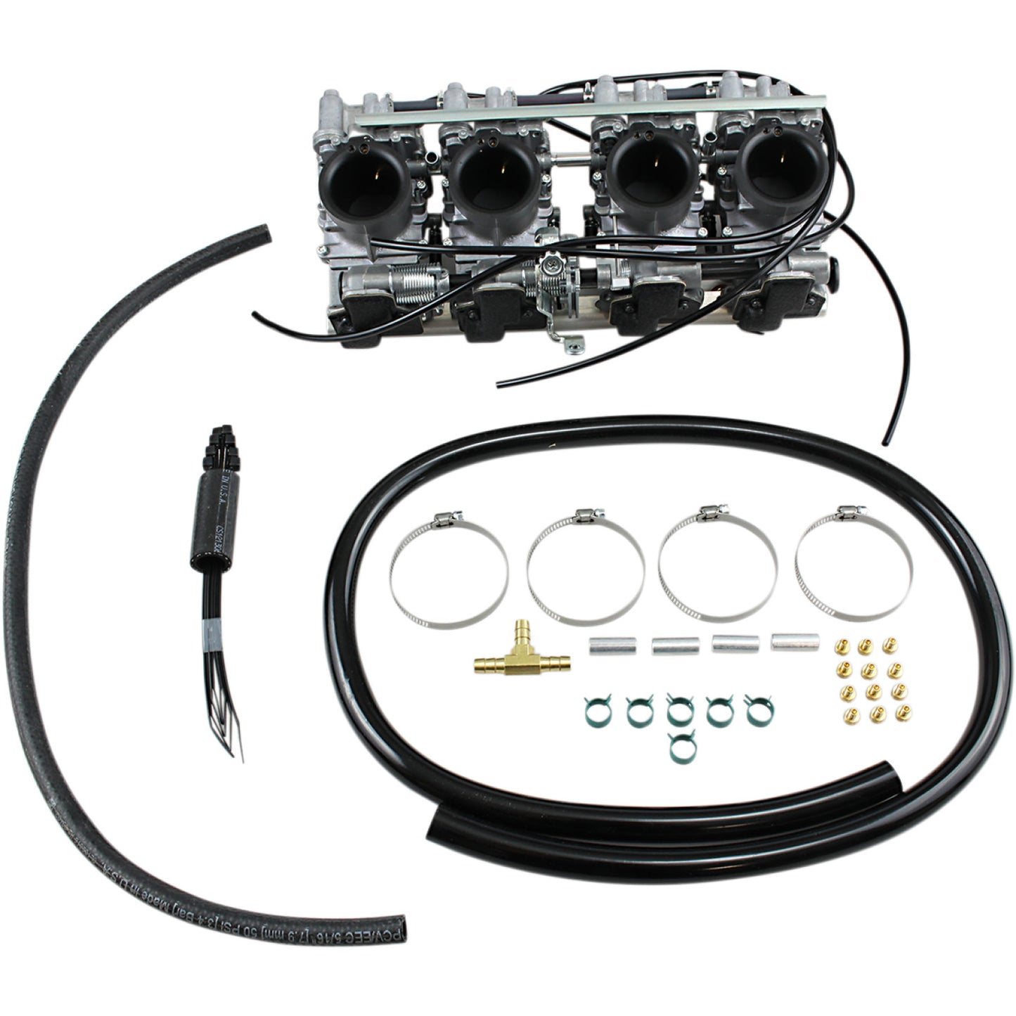 Mikuni Radial Flat Slide Carburetor Set - RS Series 34 4-Cylinder RS34-D21-K