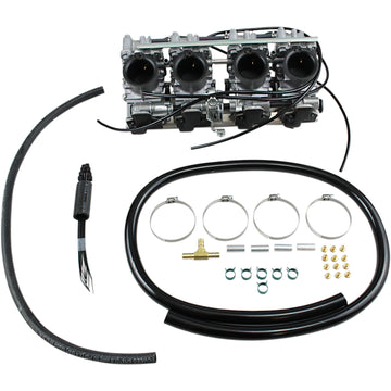 Mikuni Radial Flat Slide Carburetor Set - RS Series 34 4-Cylinder RS34-D21-K