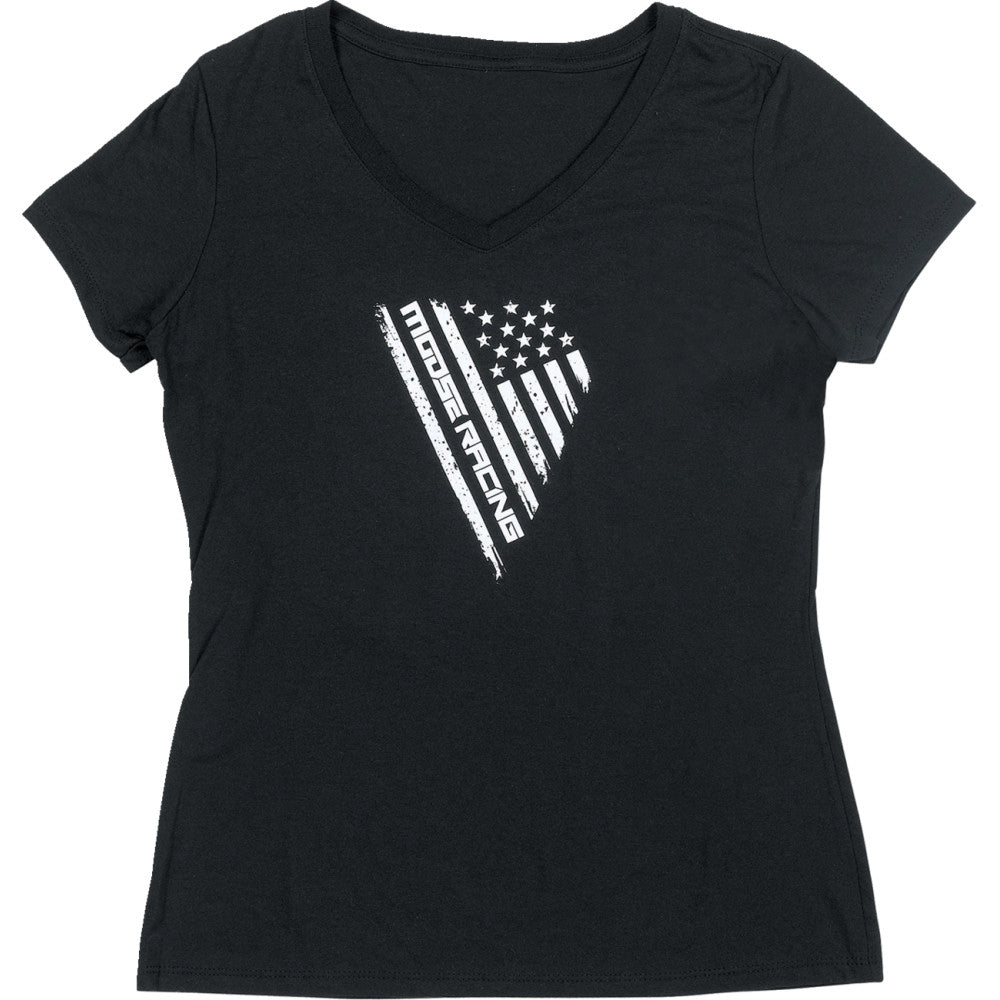 MOOSE OFFROAD Women's Salute T-Shirt - Black - Medium 3031-4167