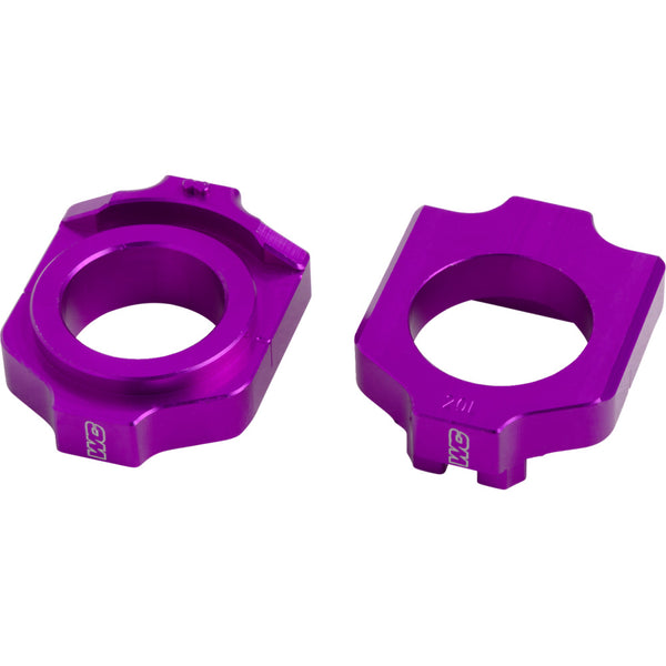 WORKS CONNECTION Elite Axle Block Kit - Purple - Honda 17-P221