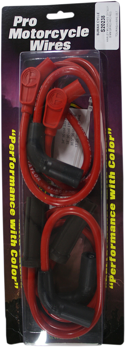 SUMAX Spark Plug Wire - 8 mm - Red - FL 20238
