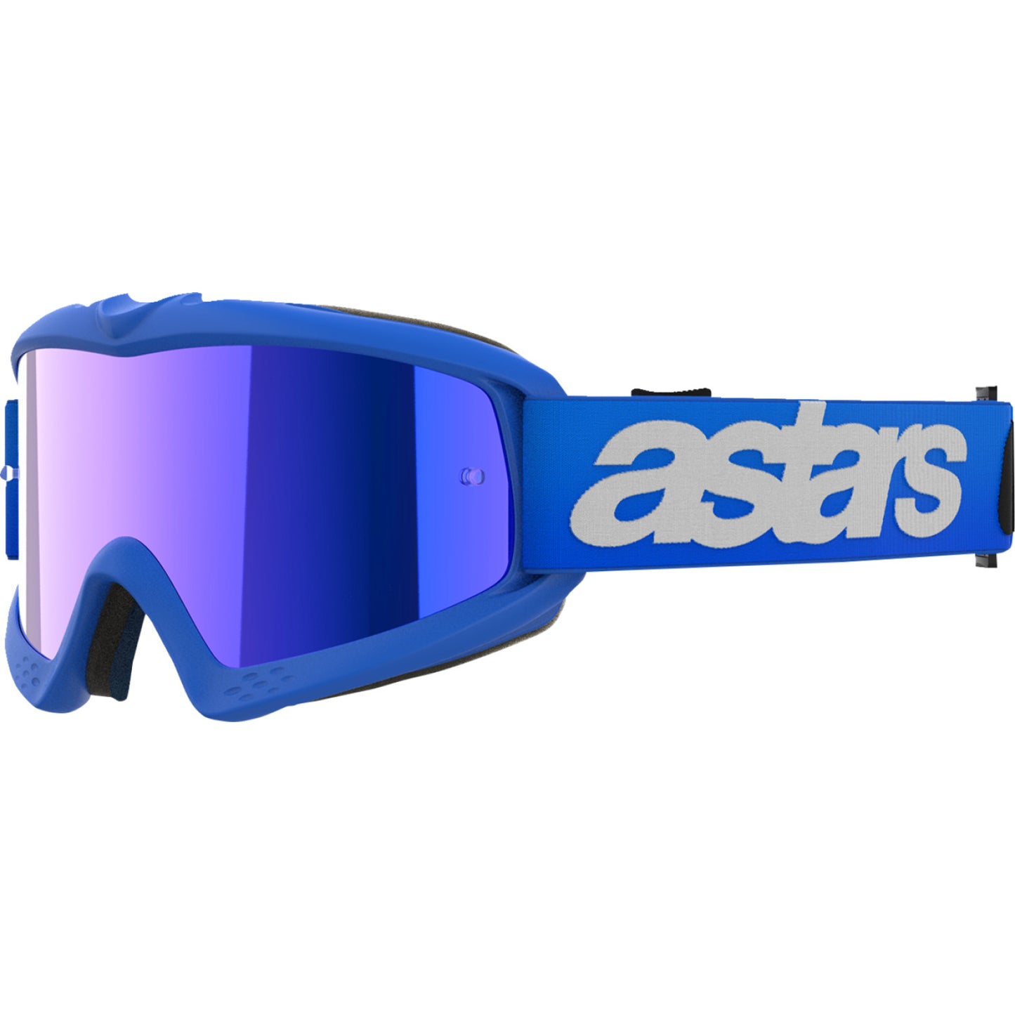 Alpinestars Youth Vision Goggle - Blaze - Blue - Blue Mirror 5140425-7271 | Goggles