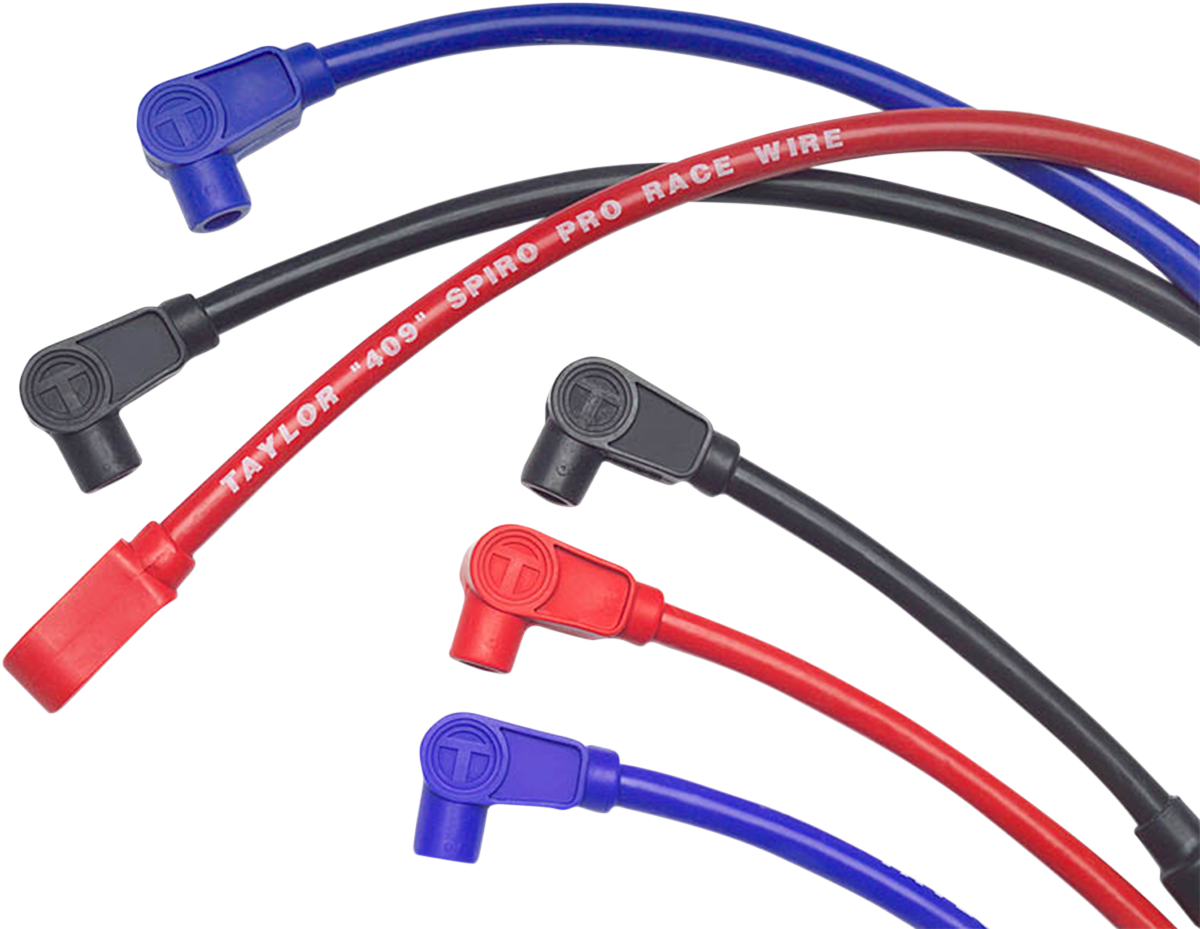 SUMAX Spark Plug Wire - 10.4 mm - Black - '80-'98 FL 49033