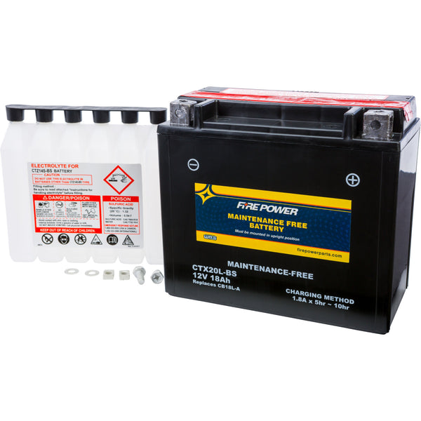Firepower CTX20L-BS by Western Power Sports