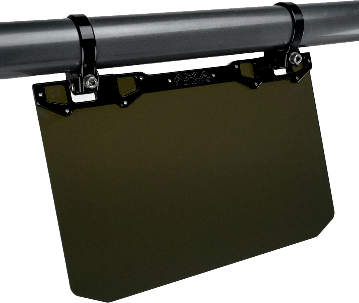 12" X 8" Narrow Mount Sun Viso W/Tinted Shield Black