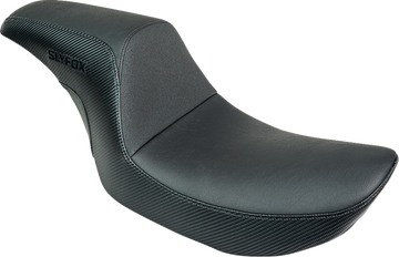 SLYFOX Drifter Seat - Black Logo - Black Vinyl - Smooth - FXR '82-'00 SlyFox4681A