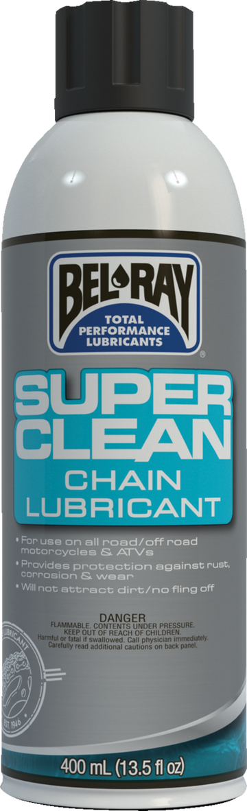 Bel-Ray Super Clean Chain Lube - 400ml - Aerosol 99470-A400W