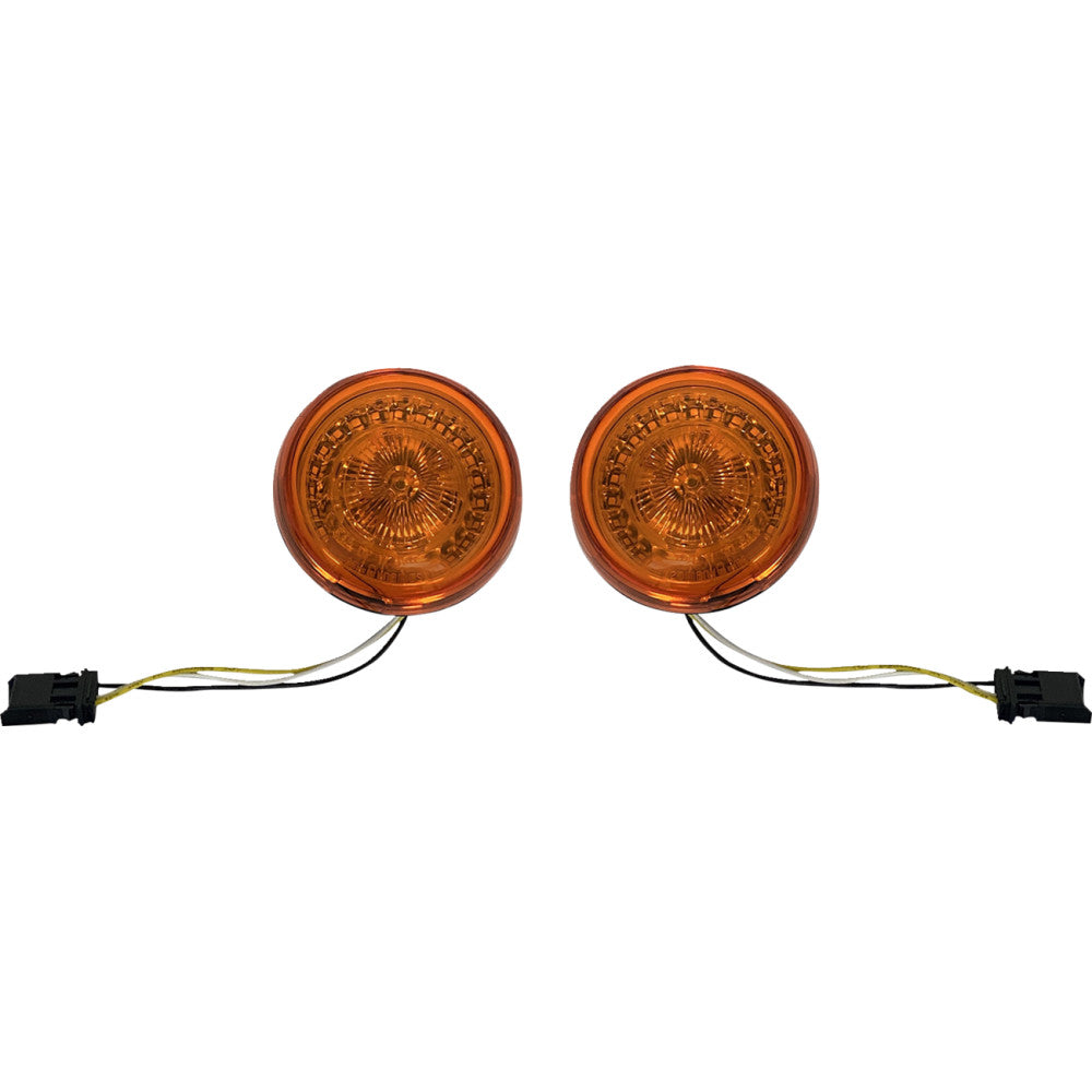 Custom Dynamics Turn Signal - Amber Lens - CVO PB-AA-JAE-A