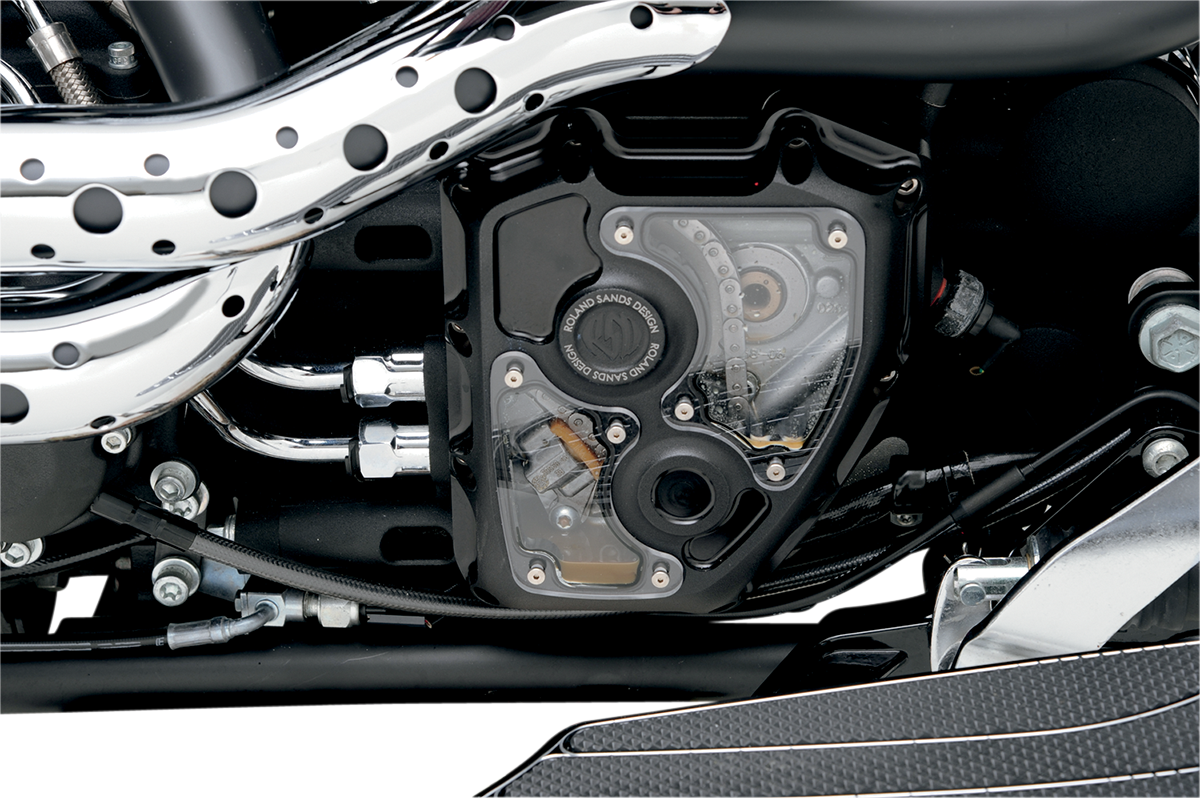 RSD Cam Cover - Clarity - Black Ops* - Twin Cam 0177-2003-SMB