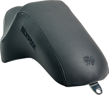 SLYFOX Drifter Seat - Black Logo - Black Vinyl w/ Slipstop - Carbon Fiber - XL '04-'22 4684A-slyfox