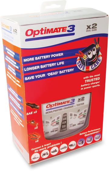 TECMATE Battery Charger/Maintainer - 2-Bank TM451